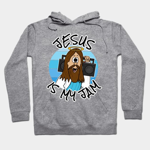 Jesus Is My Jam Christian Musician Funny Hoodie by doodlerob